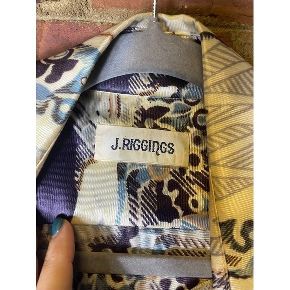 Vintage J. Riggings Silky 70s Button Down Shirt - Picture 3 of 5
